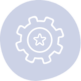 cog with star icon