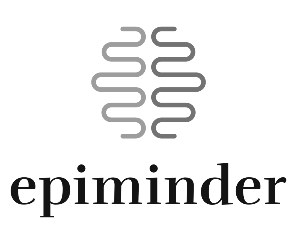 epiminder logo in greyscale