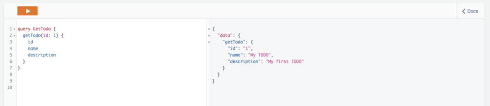 Snippet of data in CustomResources.json file opened in the AppSync console (amplify API console).