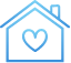 warehouse heart icon