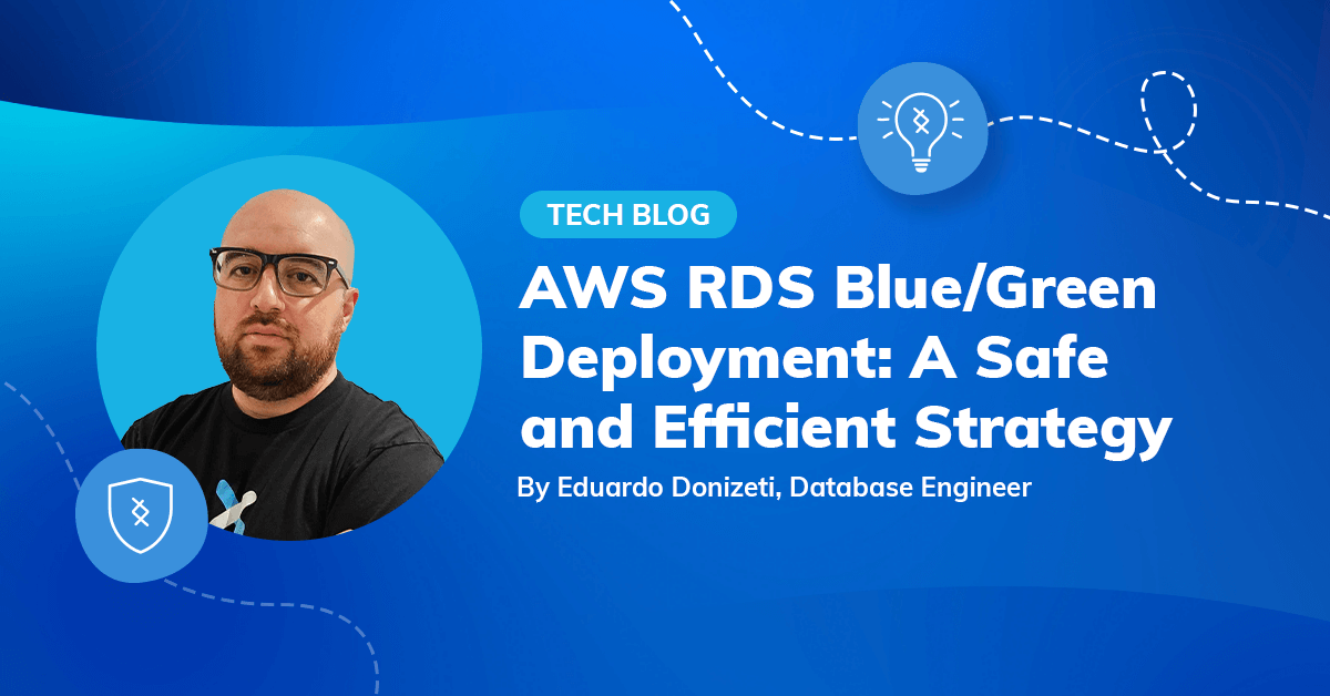 Eduardo Donizeti featuring the post image AWS RDS Blue/Green Deployment showcasing a safe and efficient strategy for database management.